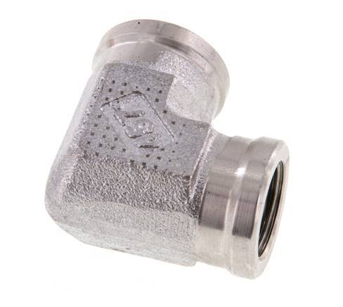 L-Koppeling G3/8" Binnendraad Hoge Druk RVS 350bar Hydrauliek