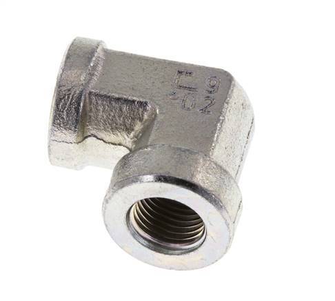 L-Koppeling G1/4" Binnendraad Hoge Druk Staal 350bar Hydrauliek