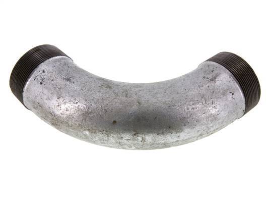 90deg Angled Pipe R2 1/2'' Cast Iron 25bar (351.25psi)