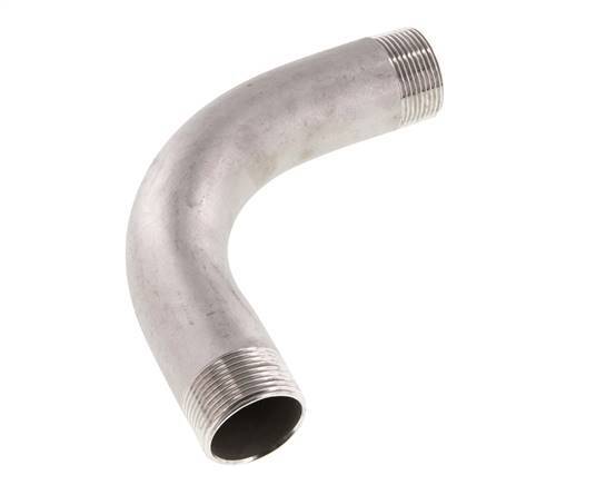 90deg Angled Pipe R1 1/4'' Stainless Steel 16bar (224.8psi)