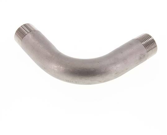 L-pijp R1'' RVS 16bar