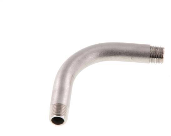 L-pijp R1/8" RVS 16bar