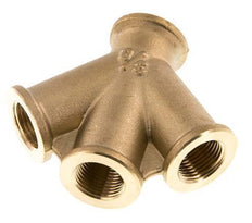 Double Y Air Distributor G3/8'' Brass 16 bar (224.8 psi)