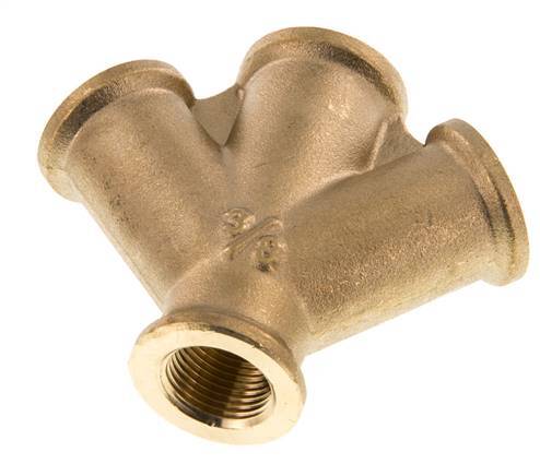 Double Y Air Distributor G3/8'' Brass 16 bar (224.8 psi)