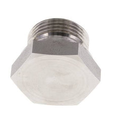 Plug G1'' RVS met buitenzeskant 60° conus 150 bar (2107.5psi) Hydrauliek