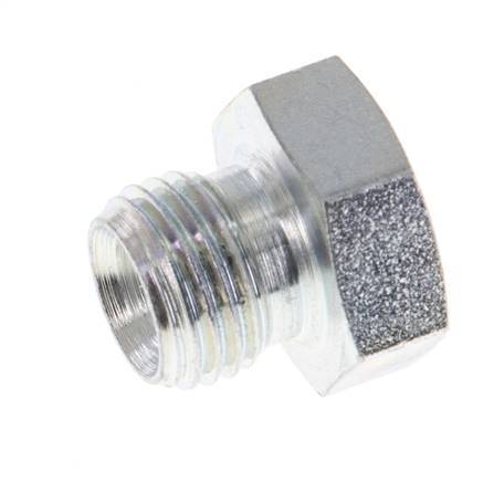 Plug G1/4'' Steel with External Hex 60° cone 575bar (8078.75psi) Hydraulic [5 Pieces]