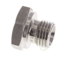 Plug G1/4'' RVS met Externe Hex 60° conus 575bar (8078.75psi) Hydrauliek
