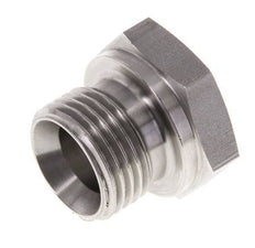 Plug G1/2'' RVS met Externe Hex 60° conus 300bar (4215.0psi) Hydrauliek