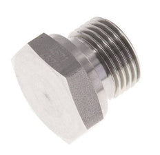 Plug G1/2'' RVS met Externe Hex 60° conus 300bar (4215.0psi) Hydrauliek