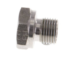 Plug G1/8'' RVS met buitenzeskant 60° conus 575 bar (8078.75psi) Hydrauliek