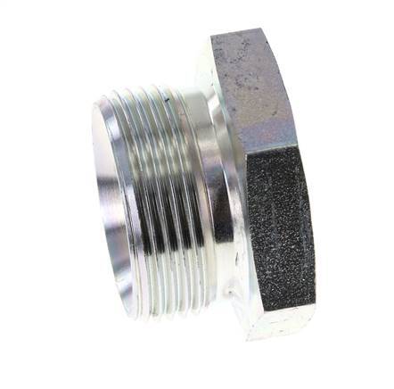 Plug G1 1/4'' Staal met buitenzeskant 60° conus 150 bar (2107.5psi) Hydrauliek