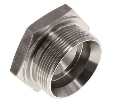Plug G2'' RVS met buitenzeskant 60° conus 75bar (1053.75psi) Hydrauliek