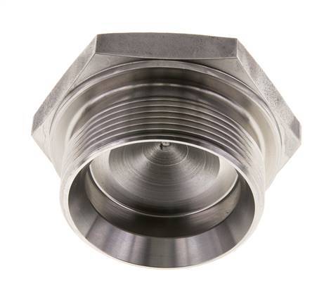 Plug G2'' RVS met buitenzeskant 60° conus 75bar (1053.75psi) Hydrauliek
