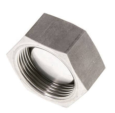 End Cap G1 1/4'' Stainless steel with External Hex 60° cone 150bar (2107.5psi) Hydraulic
