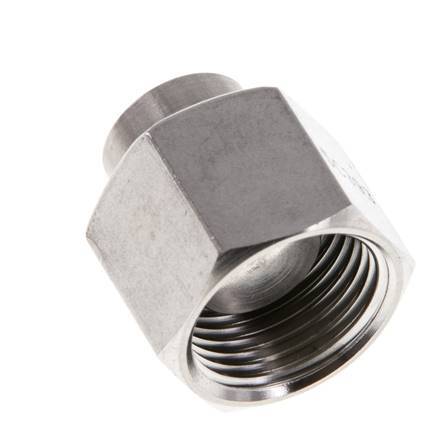 End Cap G3/8'' Stainless steel with External Hex 60° cone 425bar (5971.25psi) Hydraulic