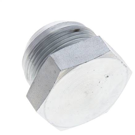 JIC-Plug UN 1-5/8''-12 Staal 140 bar (1967.0psi)
