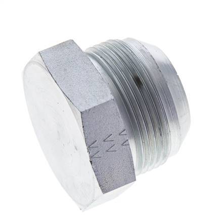 JIC Plug UN 1-5/8''-12 Steel 140bar (1967.0psi)