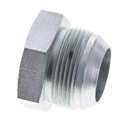 JIC-Plug UN 1-5/8''-12 Staal 140 bar (1967.0psi)