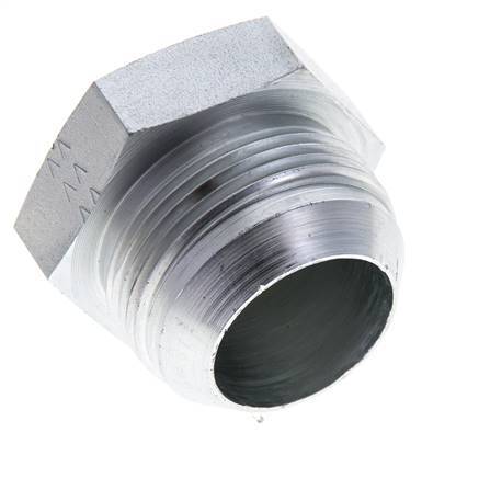JIC-Plug UN 1-5/8''-12 Staal 140 bar (1967.0psi)