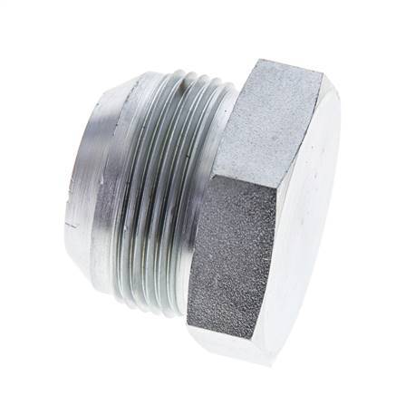 JIC-Plug UN 1-5/8''-12 Staal 140 bar (1967.0psi)