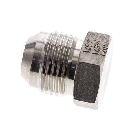 JIC Plug UNF 7/8''-14 RVS 210 bar (2950.5psi)