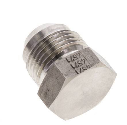 JIC Plug UNF 7/8''-14 RVS 210 bar (2950.5psi)