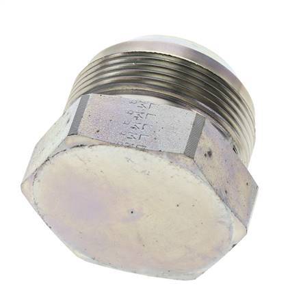 JIC-Plug UN 1-7/8''-12 Staal 100 bar (1405.0psi)