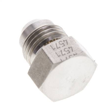 JIC Plug UNF 9/16''-18 RVS 275 bar (3863.75psi)
