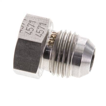 JIC Plug UNF 9/16''-18 RVS 275 bar (3863.75psi)