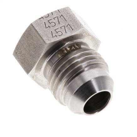 JIC Plug UNF 9/16''-18 RVS 275 bar (3863.75psi)