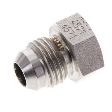 JIC Plug UNF 9/16''-18 RVS 275 bar (3863.75psi)