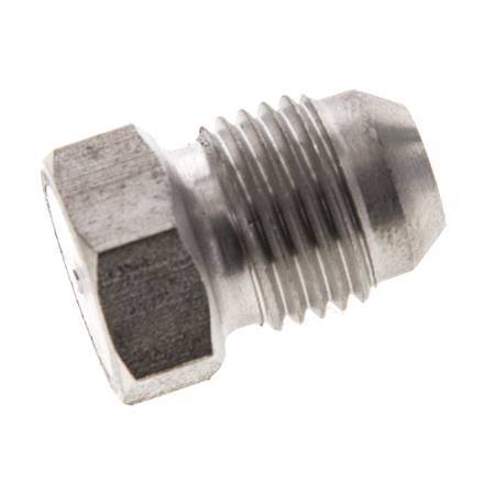 JIC Dubbele Nippel UNF 1/2''-20 RVS 275 bar (3863.75psi)