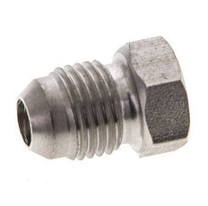 JIC Dubbele Nippel UNF 1/2''-20 RVS 275 bar (3863.75psi)
