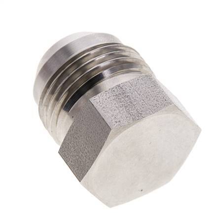 JIC Plug UN 1-1/16''-12 RVS 210 bar (2950,5psi)