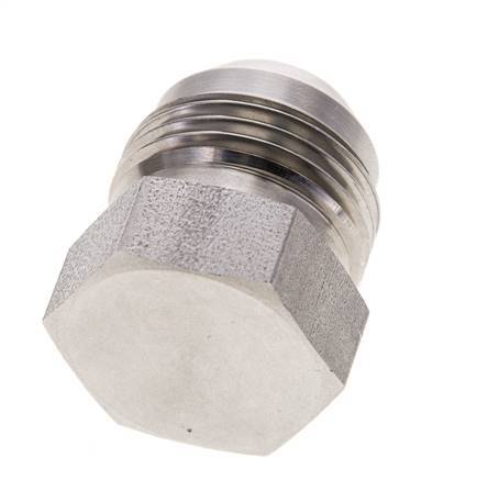 JIC Plug UN 1-1/16''-12 RVS 210 bar (2950,5psi)