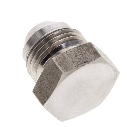 JIC Plug UNF 3/4''-16 RVS 275 bar (3863.75psi)