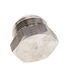 JIC-Plug UN 1-5/8''-12 RVS 140 bar (1967.0psi)