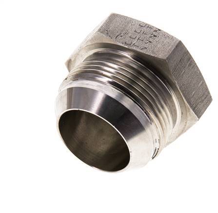 JIC-Plug UN 1-5/8''-12 RVS 140 bar (1967.0psi)