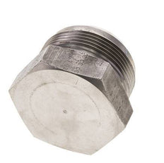 JIC-Plug UN 1-7/8''-12 RVS 100 bar (1405.0psi)