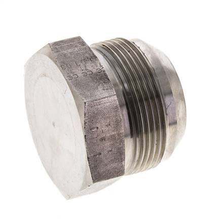JIC-Plug UN 1-7/8''-12 RVS 100 bar (1405.0psi)