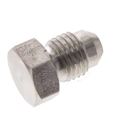 JIC Plug UNF 7/16''-20 RVS 310 bar (4355.5psi)