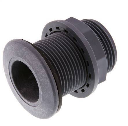 Schroefaansluiting Voor Aftapkranen G1 1/4'' DN13 Schotdoorvoer Polypropyleen (PP) EPDM 10bar FDA