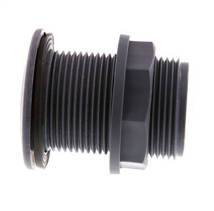 Schroefaansluiting Voor Aftapkranen G1 1/4'' DN13 Schotdoorvoer Polypropyleen (PP) EPDM 10bar FDA