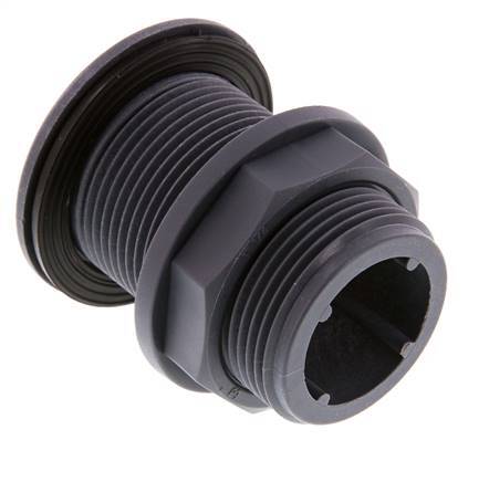 Schroefaansluiting Voor Aftapkranen G1 1/4'' DN13 Schotdoorvoer Polypropyleen (PP) EPDM 10bar FDA