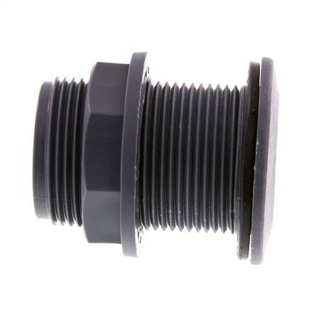 Schroefaansluiting Voor Aftapkranen G1 1/4'' DN13 Schotdoorvoer Polypropyleen (PP) EPDM 10bar FDA