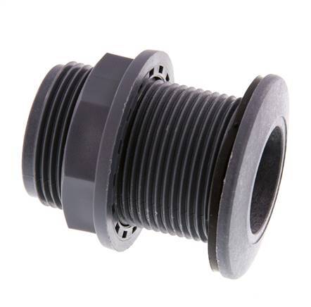 Schroefaansluiting Voor Aftapkranen G1 1/4'' DN13 Schotdoorvoer Polypropyleen (PP) EPDM 10bar FDA
