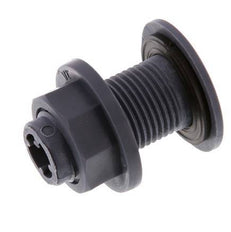 Schroefaansluiting Voor Aftapkranen G1/2'' DN18 Schotdoorvoer Polypropyleen (PP) EPDM 10bar FDA