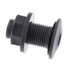 Schroefaansluiting Voor Aftapkranen G1/2'' DN18 Schotdoorvoer Polypropyleen (PP) EPDM 10bar FDA
