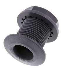 Schroefaansluiting Voor Aftapkranen G1'' DN24 Schotdoorvoer Polypropyleen (PP) EPDM 10bar FDA