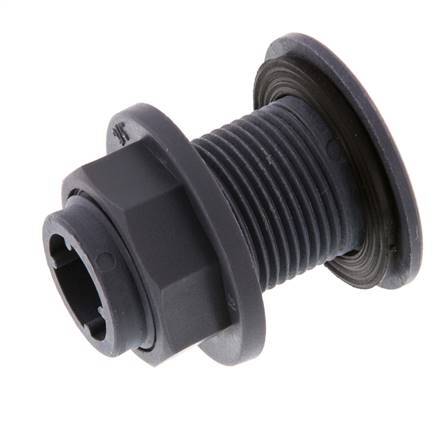 Schroefaansluiting Voor Aftapkranen G3/4'' DN29.5 Schotdoorvoer Polypropyleen (PP) EPDM 10bar FDA
